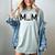 Loud & Proud Baseball Mom Softball Mother Women Mommy Women's Comfort Colors T-Shirt Denim