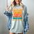 Loud And Proud Baseball Mom Vibrant Colorful Stripe Women's Comfort Colors T-Shirt Denim Loud And Proud Baseball Mom Vibrant Colorful Stripe Women's Comfort Colors T-Shirt Denim
