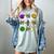 Mardi Gras Baseball Coquette Bow Fat Tuesday Parade Girls Women's Comfort Colors T-Shirt Denim Mardi Gras Baseball Coquette Bow Fat Tuesday Parade Girls Women's Comfort Colors T-Shirt Denim