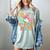 In My Mom Of Ballers Era Groovy Volleyball Baseball Mom Cute Women's Comfort Colors T-Shirt Denim In My Mom Of Ballers Era Groovy Volleyball Baseball Mom Cute Women's Comfort Colors T-Shirt Denim