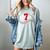 Number 7 Years Baseball 7TH Birthday Women's Comfort Colors T-Shirt Denim Number 7 Years Baseball 7TH Birthday Women's Comfort Colors T-Shirt Denim