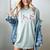 Number One Baseball Mom For Mothers Day Baseball Mommy Raglan Baseball Tee Women's Comfort Colors T-Shirt Denim