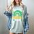 One Lucky Baseball Mom St Patricks Day Rainbow Mother Mama Women's Comfort Colors T-Shirt Denim One Lucky Baseball Mom St Patricks Day Rainbow Mother Mama Women's Comfort Colors T-Shirt Denim