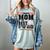 Proud Mom Of An Awesome Baseball Baseball Mom Women's Comfort Colors T-Shirt Denim Proud Mom Of An Awesome Baseball Baseball Mom Women's Comfort Colors T-Shirt Denim