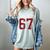 Six Seven Meme Boys Girls Kids 67 Baseball Jersey Women's Comfort Colors T-Shirt Denim