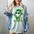 St Patrick Day Baseball Drip Ice Cream Men Boys Kids Women's Comfort Colors T-Shirt Denim