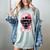 Valentine Baseball Catcher Mask Ice Cream Drip Tee For Boys Women's Comfort Colors T-Shirt Denim Valentine Baseball Catcher Mask Ice Cream Drip Tee For Boys Women's Comfort Colors T-Shirt Denim