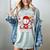 Valentines Day Six Seven Bruh 6 7 Meme Baseball Drip Boys Women's Comfort Colors T-Shirt Denim