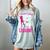 Women's Play Like A Girl Softball Baseball Girls Women's Comfort Colors T-Shirt Denim