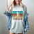 Women's Retro Hit Hard Run Fast Turn Left Baseball Lover Women's Comfort Colors T-Shirt Denim