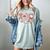XOXO Physical Education Valentines Day Baseball Football Men Women's Comfort Colors T-Shirt Denim