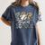 100 Days Of School Baseball Camo Camo Cap Boy School Women's Comfort Colors T-Shirt Moss