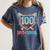 100 Days Of School Baseball Drip 100 Days Of School Women's Comfort Colors T-Shirt Moss