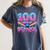 100 Days Of School Baseball Dripping Ice Cream 100th Day Women's Comfort Colors T-Shirt Moss