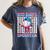 100 Days Smarter Baseball Drip Boys 100 Days Of School Kids Women's Comfort Colors T-Shirt Moss