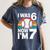 I Was 6 Now Im 7 Baseball Birthday Age 7 Women's Comfort Colors T-Shirt Moss