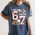 6 Year Old Birthday 67 Trend Baseball Now I’m 6 Next Year 7 Women's Comfort Colors T-Shirt Moss
