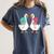 67 Baseball Ice Cream Drip Goose Six Seven Meme Women's Comfort Colors T-Shirt Moss