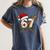 67 Baseball Xmas Lights Santa Hat Holiday Women's Comfort Colors T-Shirt Moss 67 Baseball Xmas Lights Santa Hat Holiday Women's Comfort Colors T-Shirt Moss