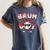 67 Bruh Valentines Baseball Boys Kids Six Seven 6 7 Women's Comfort Colors T-Shirt Moss