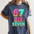 67 Ice Cream Drip Baseball Six Seven 6-7 Meme Teen Boy Women's Comfort Colors T-Shirt Moss