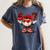 67 Valentine Day Baseball Chocolate Ice Cream Drip Women's Comfort Colors T-Shirt Moss