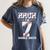 7th Birthday Baseball Bruh I'm 7 Double Digits 7 Years Old Women's Comfort Colors T-Shirt Moss 7th Birthday Baseball Bruh I'm 7 Double Digits 7 Years Old Women's Comfort Colors T-Shirt Moss