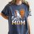 Ball Mom Heart Basketball Baseball Mom Premium Women's Comfort Colors T-Shirt Moss Ball Mom Heart Basketball Baseball Mom Premium Women's Comfort Colors T-Shirt Moss