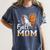 Ball Mom Heart Basketball Baseball Mom Women's Comfort Colors T-Shirt Moss Ball Mom Heart Basketball Baseball Mom Women's Comfort Colors T-Shirt Moss