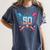 Baseball 50 Year Old Ice Cream Drip 50th Birthday Number 50 Women's Comfort Colors T-Shirt Moss