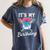 Baseball 6 Year Old Ice Cream Drip 6th Birthday Boy Number 6 Women's Comfort Colors T-Shirt Moss