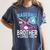 Baseball Or Bows Brother Loves You Gender Reveal Boy Or Girl Women's Comfort Colors T-Shirt Moss Baseball Or Bows Brother Loves You Gender Reveal Boy Or Girl Women's Comfort Colors T-Shirt Moss