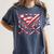 Baseball Candy Cane Christmas Baseball Ice Cream Drip Boys Women's Comfort Colors T-Shirt Moss