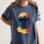 Baseball Catcher Mask Ice Cream Dripping Baseball Fan Boys Women's Comfort Colors T-Shirt Moss