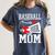 Baseball Cheer Mom Cheerleading Cheerleader Baseball Mom Women's Comfort Colors T-Shirt Moss