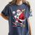 Baseball Christmas Santa Claus Batter Baseball Drip Women's Comfort Colors T-Shirt Moss Baseball Christmas Santa Claus Batter Baseball Drip Women's Comfort Colors T-Shirt Moss