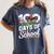 Baseball Dinosaur 100 Days Of School Kids Theme Women's Comfort Colors T-Shirt Moss