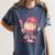 Baseball Drip Ice Cream Breast Cancer Awareness Boys & Girls Women's Comfort Colors T-Shirt Moss