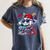 Baseball Drip Icecream Heart Valentine Day Boys Kids Red Women's Comfort Colors T-Shirt Moss
