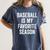 Baseball Is My Favorite Season Baseball Player Women's Comfort Colors T-Shirt Moss Baseball Is My Favorite Season Baseball Player Women's Comfort Colors T-Shirt Moss