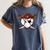 Baseball Heart Pirate Hat Crossed Swords Men Boys Kids Youth Women's Comfort Colors T-Shirt Moss