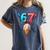 Baseball Ice Cream Drip 67 Six Seven Gen Alpha Slang Meme Women's Comfort Colors T-Shirt Moss