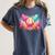 Baseball Ice Cream Drip Style Melt Ice Cream Youth Boys Women's Comfort Colors T-Shirt Moss