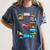 Baseball Ice Cream Drip Vehicles Youth Baseball Drip Premium Tri-Blend Women's Comfort Colors T-Shirt Moss