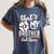 Baseball Jersey Number 13 That's My Brother Out There Women's Comfort Colors T-Shirt Moss Baseball Jersey Number 13 That's My Brother Out There Women's Comfort Colors T-Shirt Moss