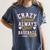 Baseball Mom Crazy Proud Always Loud Mother's Day Premium Women's Comfort Colors T-Shirt Moss