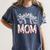 Baseball Mom Cute Baseball Mama Proud Senior Baseball Player Women's Comfort Colors T-Shirt Moss Baseball Mom Cute Baseball Mama Proud Senior Baseball Player Women's Comfort Colors T-Shirt Moss