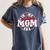 Baseball Mom Era For Women Player Mother Women's Comfort Colors T-Shirt Moss