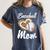 Baseball Mom Grandma Leopard Baseball Lover Fan Women's Comfort Colors T-Shirt Moss