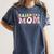 Baseball Mom Groovy Game Day Women's Comfort Colors T-Shirt Moss Baseball Mom Groovy Game Day Women's Comfort Colors T-Shirt Moss